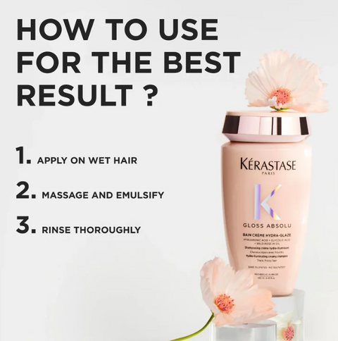 Kerastase Gloss Absolu Bain Creme Hydra-Glaze 250ml New