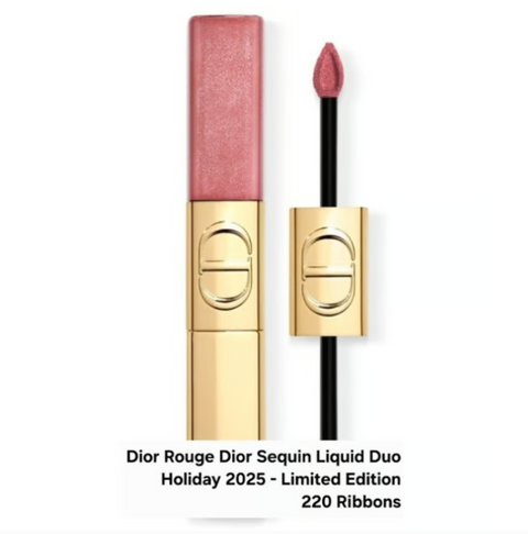 Dior Rouge Dior Sequin Liquid Lip Duo 220 Ribbons