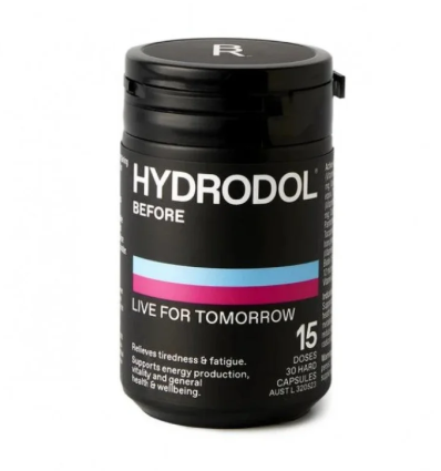 Hydrodol Before Hangover Relief 30 Hard Capsules (15 Doses)