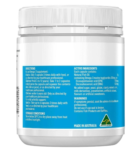 Healthy Care Premium Fish Oil 1000mg 200 Capsules