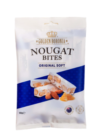 Golden Boronia Nougat Bites Original Soft 100g