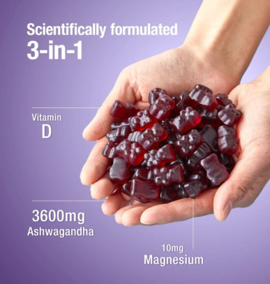 Unichi Teddi Lab Ashwagandha Gummy-60 Gummies
