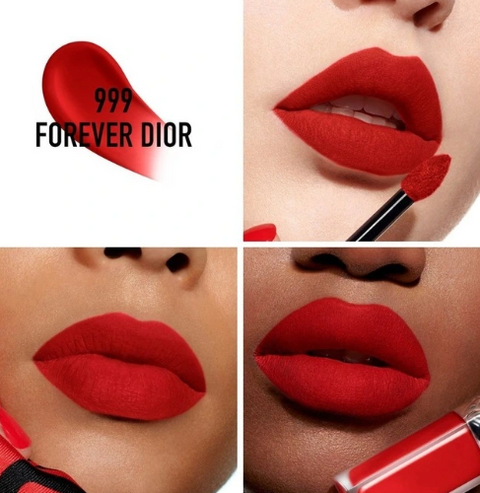 Dior Rouge Dior Forever Matte Liquid Lipstick-999 Forever Dior 6ml