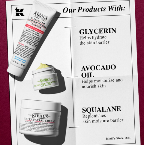 KIEHL'S Have Yourself a Hydrated Holiday -Facial Hydration Trio Set