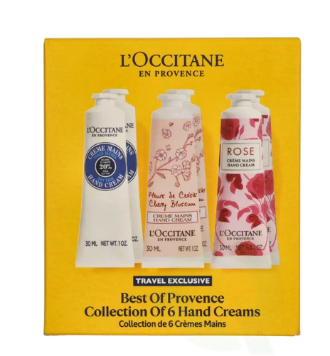 L'Occitane en Provence  Best of Provence 6 Hand Cream Collection New