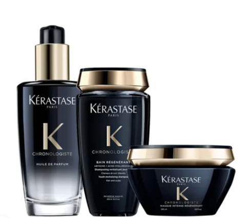 Kerastase Chronologiste 3-Step Revitalizing Hair & Scalp Care Set