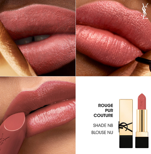 YSL Rouge Pur Couture Lipstick N8 Blouse Nu 3.8g
