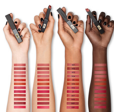 YSL Rouge Pur Couture The Slim Velvet Radical 302 Brown. No Way Back. 2g