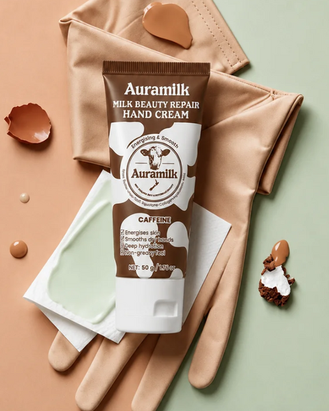 Auramilk Caffeine Milk Beauty Repair Hand Cream 50g