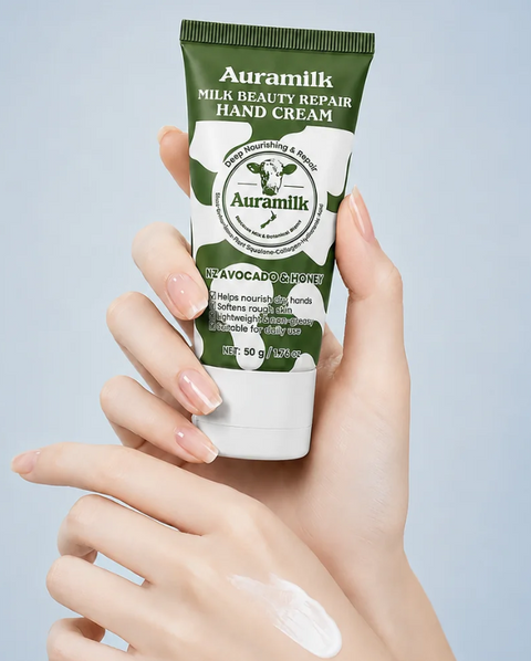 Auramilk Avocado & Honey Milk Beauty Repair Hand Cream 50g