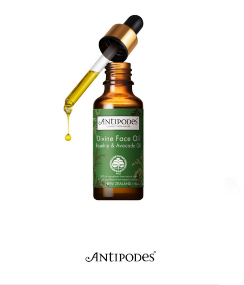 Antipodes Divine Face Oil Organic Avocado Oil & Rosehip 30ml