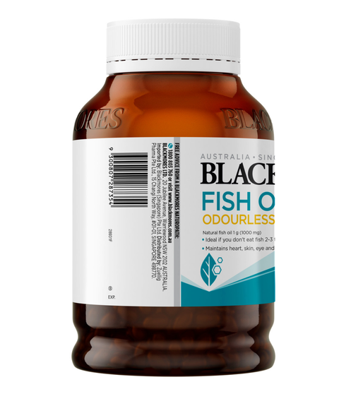 Blackmores Fish Oil 1000 Odourless 400 Capsules
