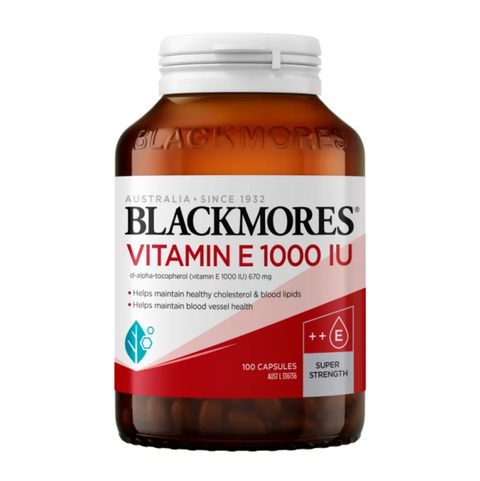 Blackmores Vitamin E 1000IU 100 Capsules