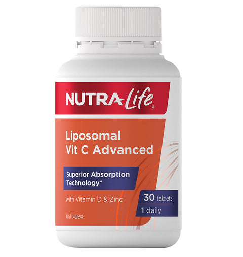 NUTRALIFE Liposomal Vit C Advanced 30t