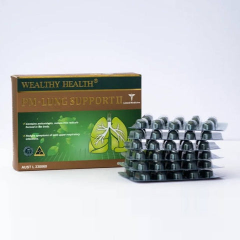 Wealthy Health PM-Lung Support II 60 Tablets