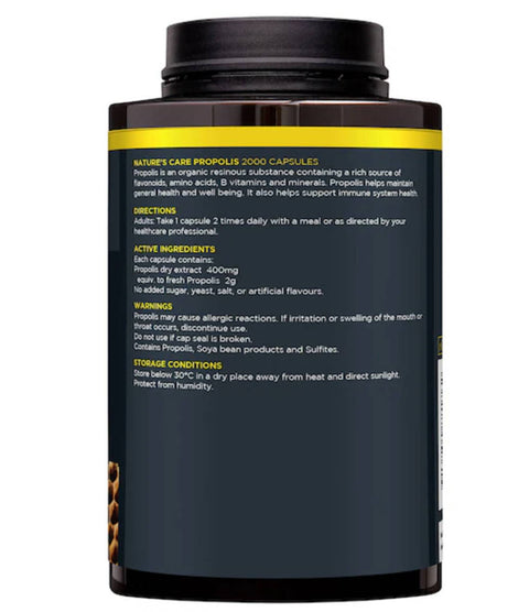 Nature's Care Pro Propolis 2000 - 180 Capsules