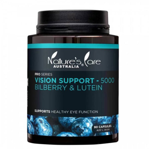 Nature’s Care Vision Support 5000 Bilberry & Lutein 90 Capsules