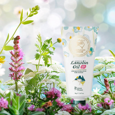 GM Lanolin Oil Hand Cream Green Dream 70g