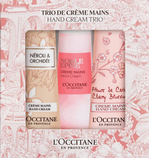 L'Occitane - Xmas 2024 Hand Cream Trio (Floral) Giftset