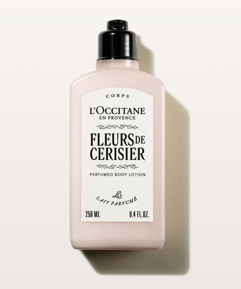 L'Occitane Fleurs de Cerisier Body Lotion (Cherry Blossom) 250ml NEW LOOK