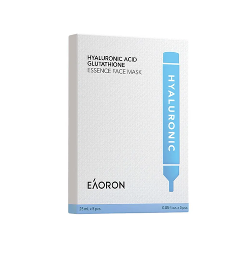 Eaoron Hyaluronic Acid Glutathione Essence Face Mask 5pcs