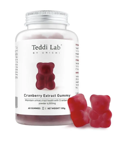 Unichi Teddi Lab Cranberry Extract Gummy-60 Gummies