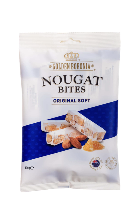 Golden Boronia Nougat Bites Original Soft 100g