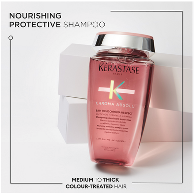 Kerastase Chroma Absolu Riche Respect Shampoo for Thick Coloured Hair 250ml