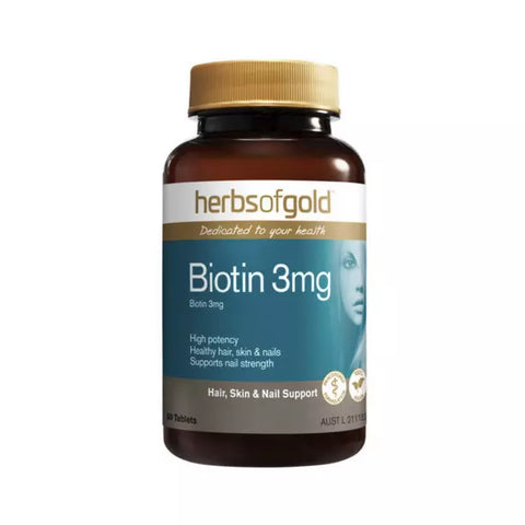Herbs of Gold Biotin 3mg 60 Tablets