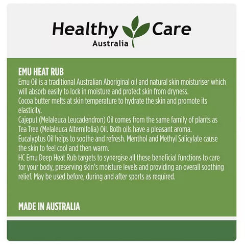 Healthy Care Emu Arthritis & Muscle Rub 50g