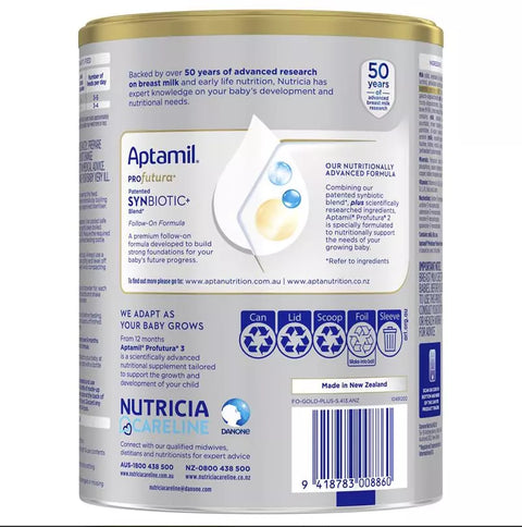 Aptamil Profutura Synbiotic+ Stage 2 Follow On Formula 900g