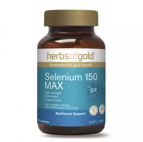 Herbs of Gold Selenium 150 MAX 60 Capsules