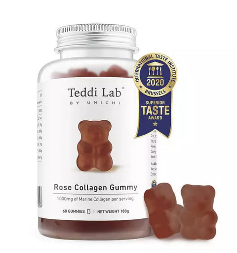 Unichi Rosa Prima Rose Collagen 60 Gummies
