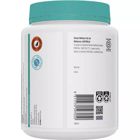 Swisse Ultiboost Odourless Wild Fish Oil 1000mg 500 Capsules Exclusive Size