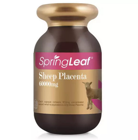 SpringLeaf Sheep Placenta 60000mg 120 Capsules