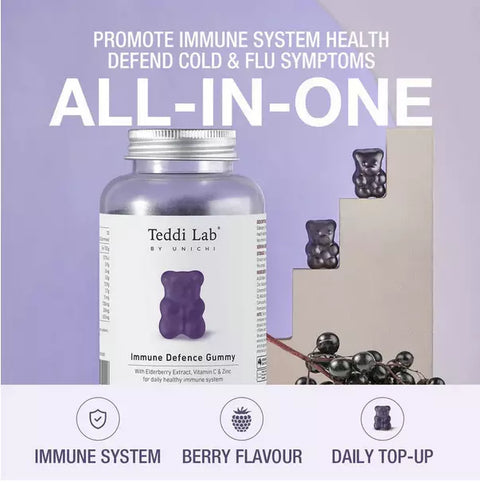 Unichi Rosa Prima Immune Defence 60 Gummies