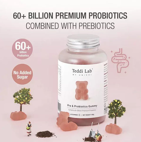 Unichi-Rosa Prima Pre & Probiotics 60 Gummies