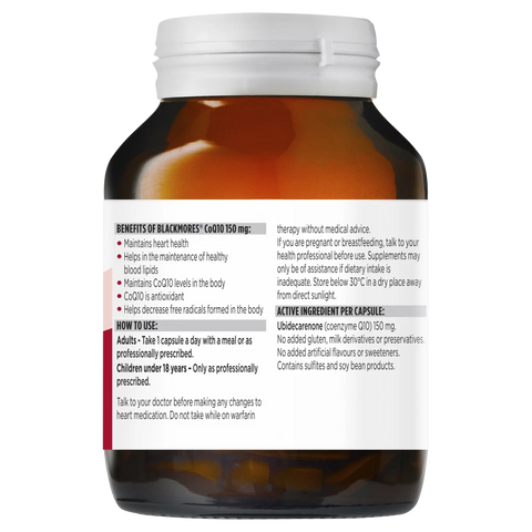 Blackmores CoQ10 150mg 90 Capsules