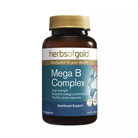 Herbs Of Gold Mega B Complex 60 Capsules