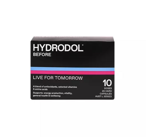 Hydrodol Hangover Relief Before 10 Dose 20 Hard Capsules