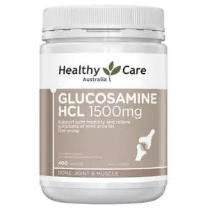 Healthy Care Glucosamine HCL 1500mg 400 Tablets