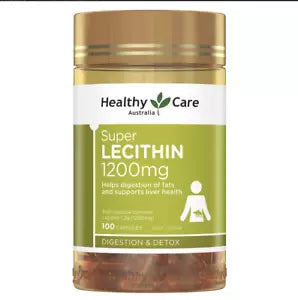 Healthy Care Super Lecithin 1200mg 100 Capsules