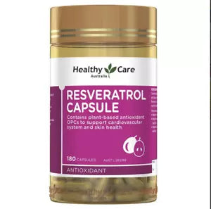 Healthy Care Resveratrol 180 Capsules
