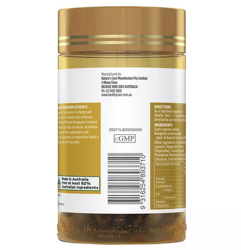 Healthy Care Kangaroo Essence - 120 Capsules