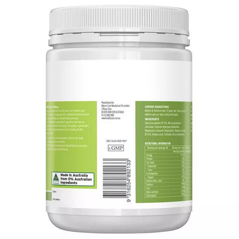 Healthy Care Super Spirulina 400 Tablets