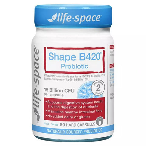 Life Space Shape B420 Probiotic 60 Capsules