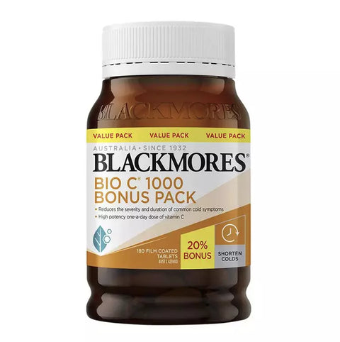 Blackmores Bio C 1000 180 Tablets Exclusive Size （Exp 11/25）