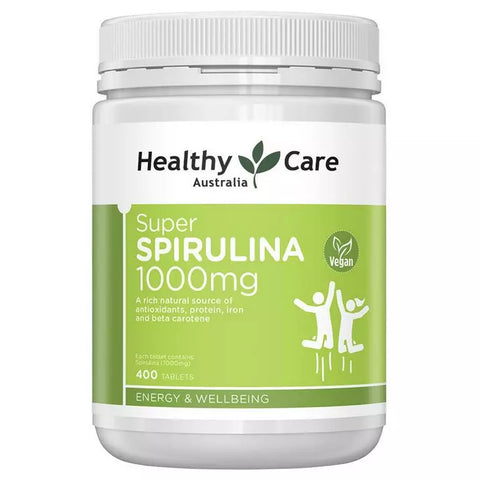 Healthy Care Super Spirulina 400 Tablets
